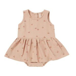 Quincy Mae Skirted Tank One-Piece - Cherries